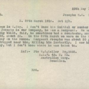 Soldier packet page