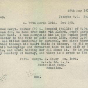 Soldier packet page