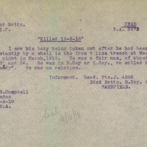 Soldier packet page