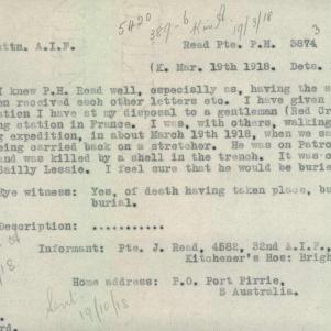 Soldier packet page