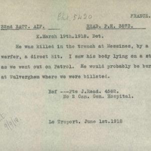 Soldier packet page