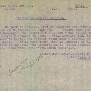 Soldier packet page