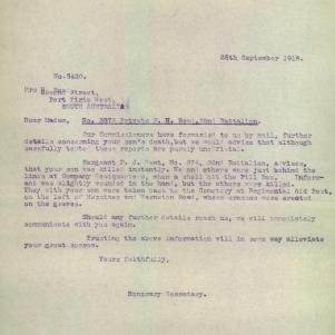 Soldier packet page