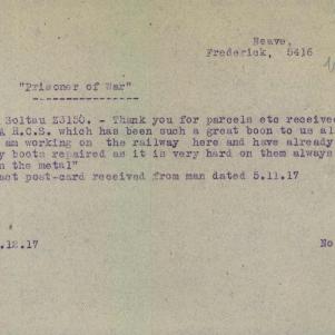 Soldier packet page