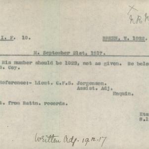 Soldier packet page