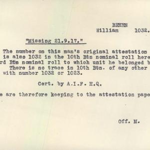 Soldier packet page