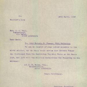 Soldier packet page