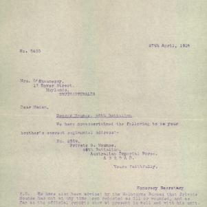 Soldier packet page