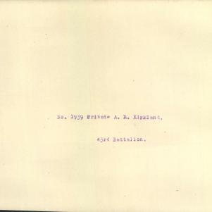 Soldier packet page