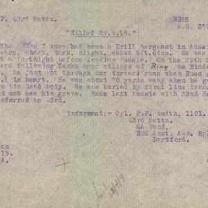 Soldier packet page