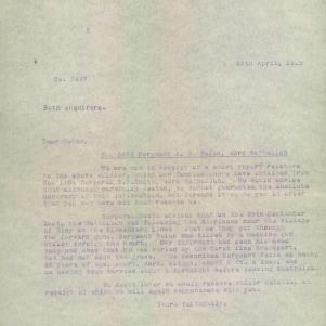 Soldier packet page