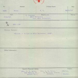 Soldier packet page
