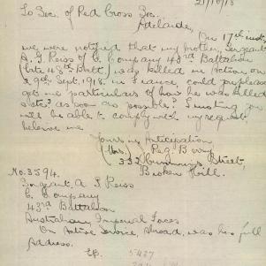 Soldier packet page