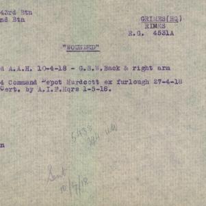 Soldier packet page
