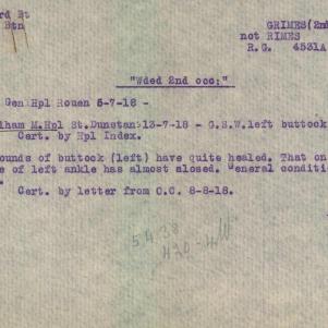 Soldier packet page