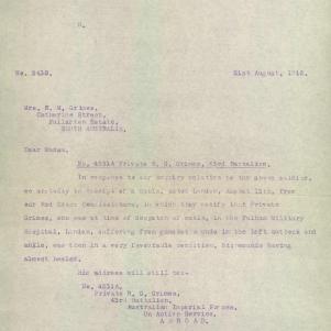 Soldier packet page