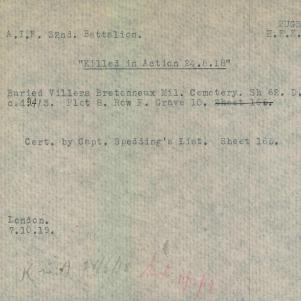 Soldier packet page