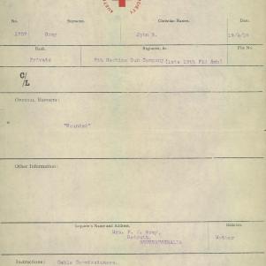 Soldier packet page