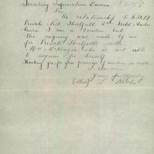 Soldier packet page