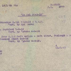 Soldier packet page