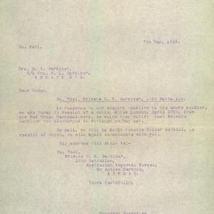 Soldier packet page