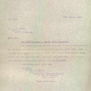 Soldier packet page