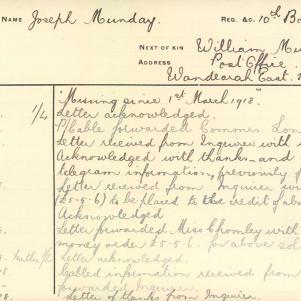 Soldier packet page