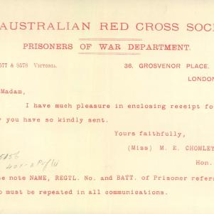 Soldier packet page
