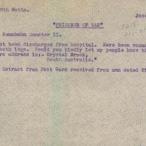 Soldier packet page