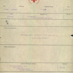 Soldier packet page