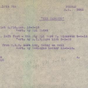 Soldier packet page