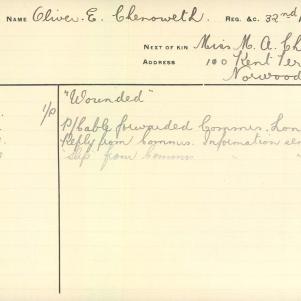 Soldier packet page