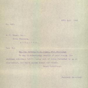 Soldier packet page