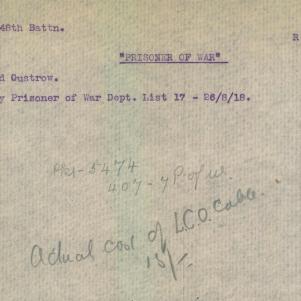 Soldier packet page