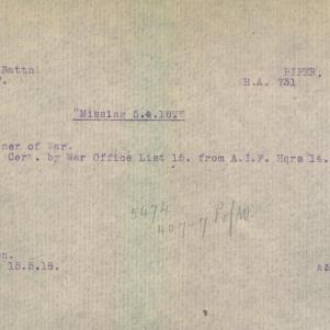 Soldier packet page