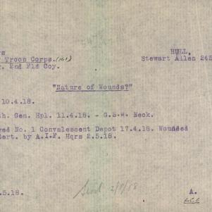 Soldier packet page
