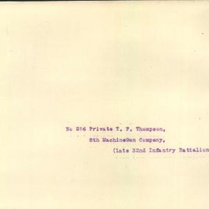 Soldier packet page
