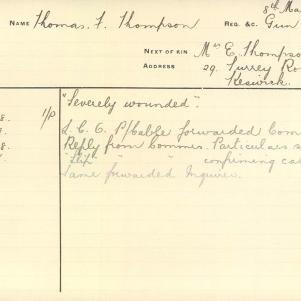 Soldier packet page