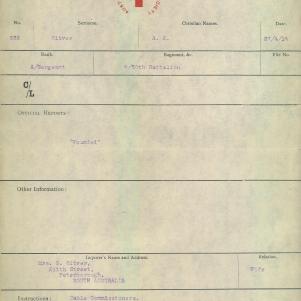 Soldier packet page