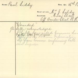 Soldier packet page