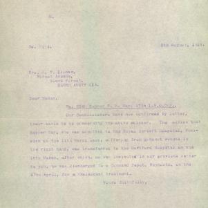 Soldier packet page