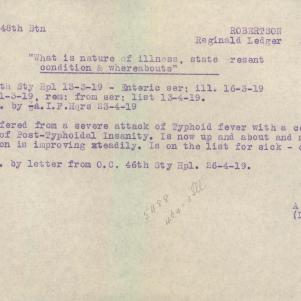 Soldier packet page