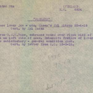 Soldier packet page
