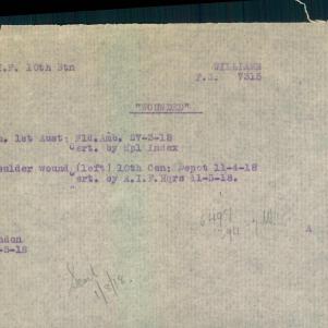 Soldier packet page