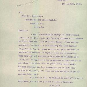 Soldier packet page