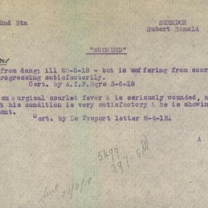 Soldier packet page