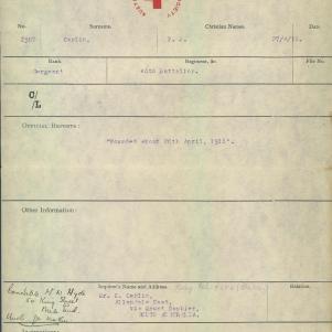 Soldier packet page
