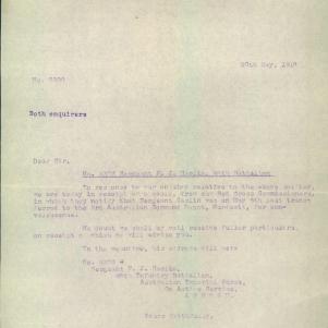 Soldier packet page