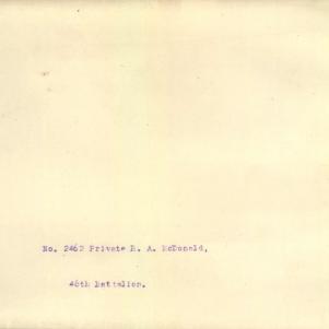 Soldier packet page