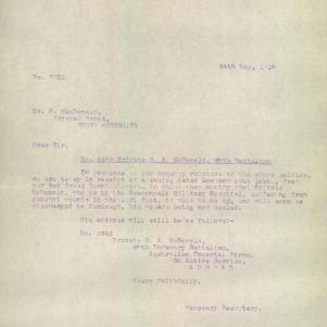 Soldier packet page